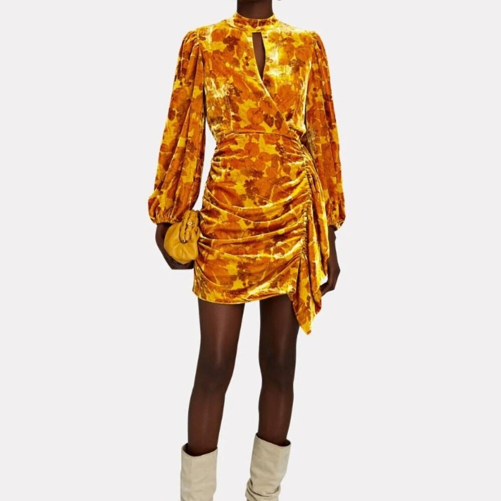 RHODE Zadie Velvet Dress - Size 4
